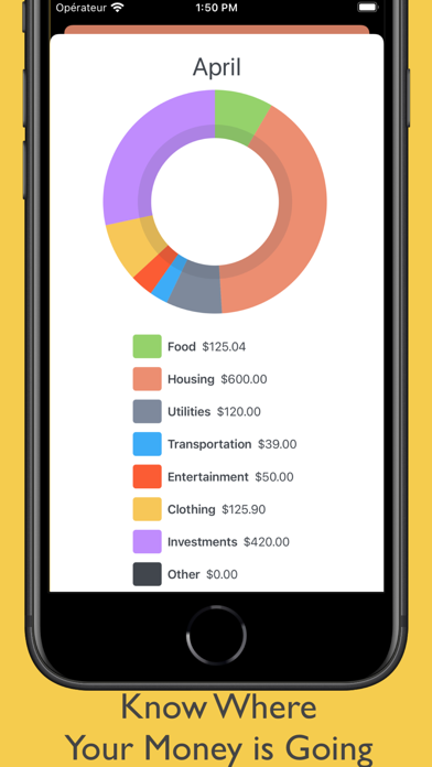 Budget App. screenshot 2