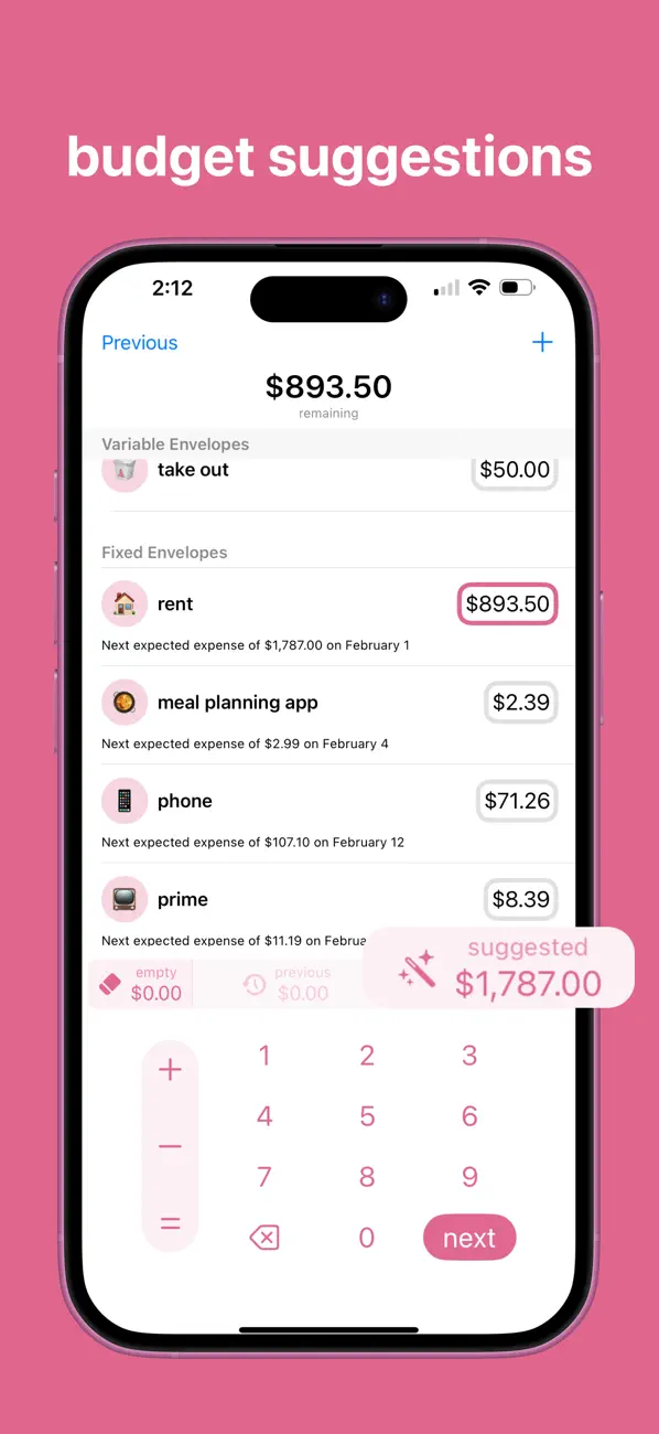 Budget Bestie screenshot 2