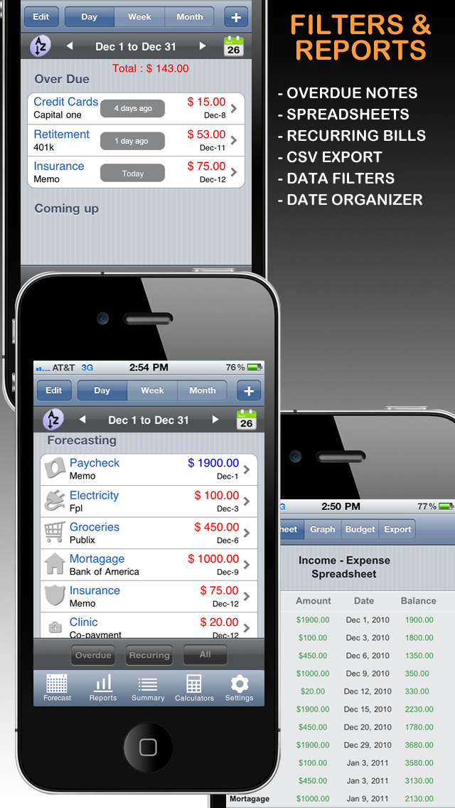 Budget Planner & Web Sync (income and expense balance calendar) screenshot 2