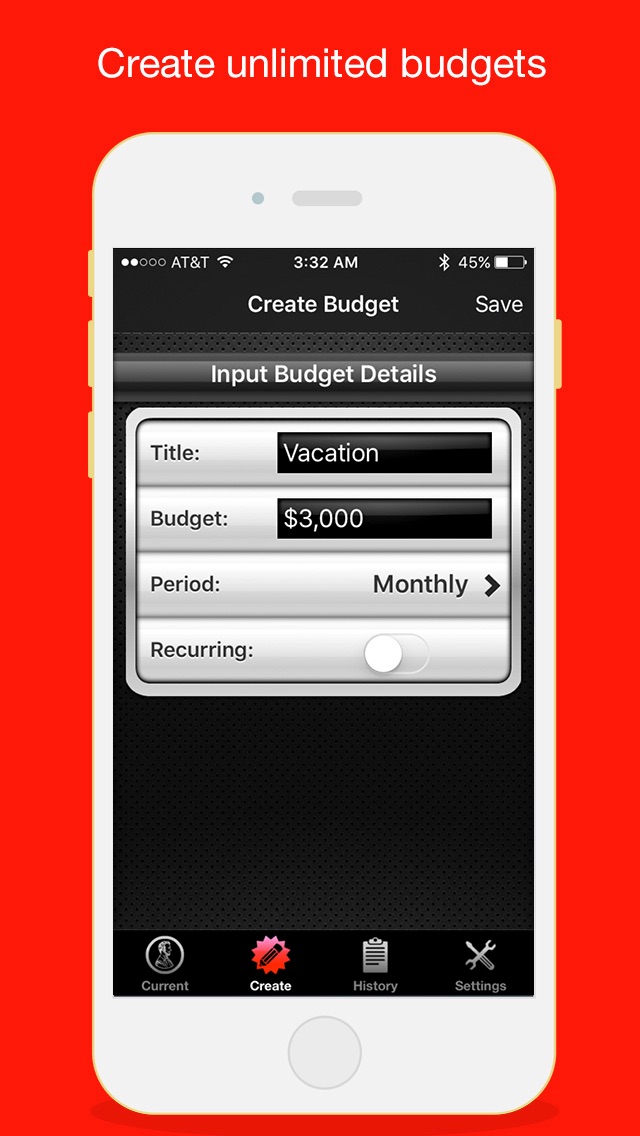 Budget Saved - Personal Finance and Money Management Mobile Bank Account Saving App screenshot 2