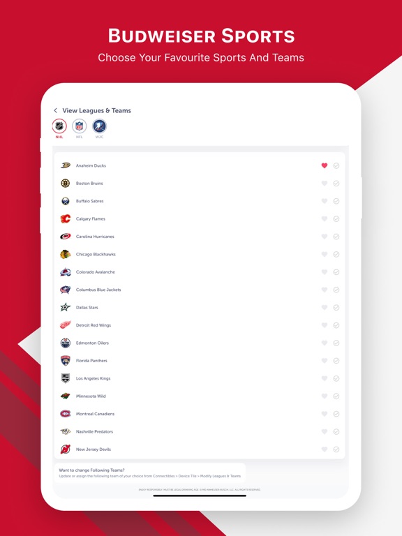 Budweiser Sports App screenshot 4