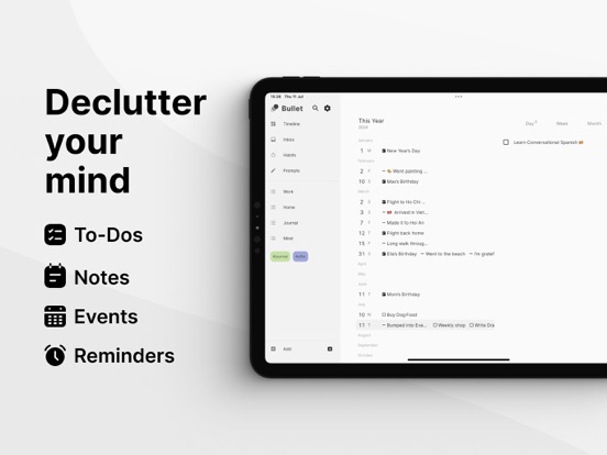 Bullet: Journal, Daily Planner screenshot 9