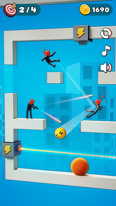 Bullet Smile: Ragdoll Puzzles screenshot 4
