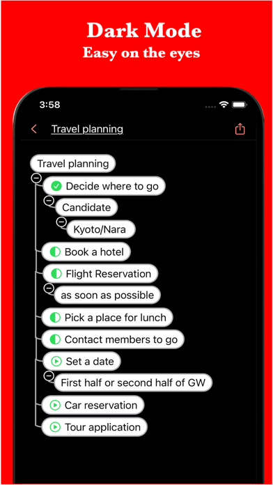 BulletsMind - Simple Outliner screenshot 2