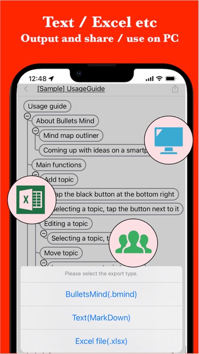 BulletsMind - Simple Outliner screenshot 1