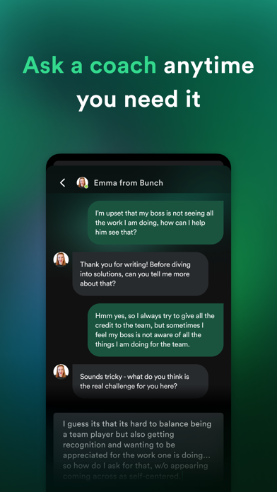 Bunch - Daily Leadership Coach screenshot 2