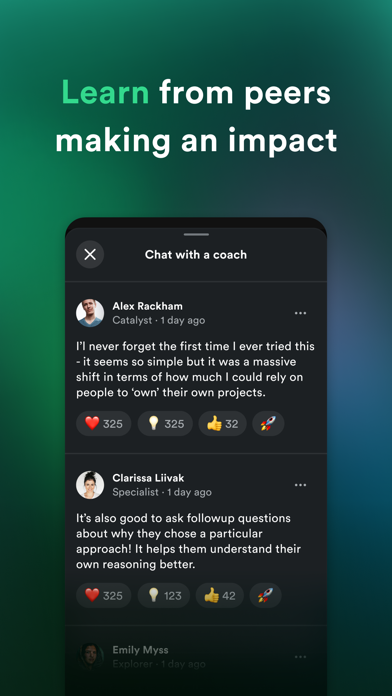 Bunch - Daily Leadership Coach screenshot 1