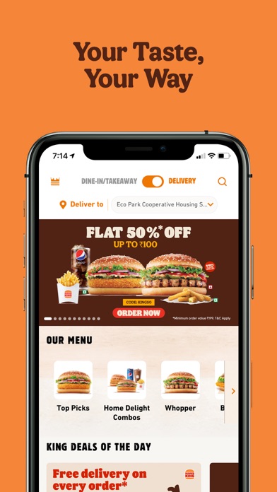 Burger King India screenshot 7