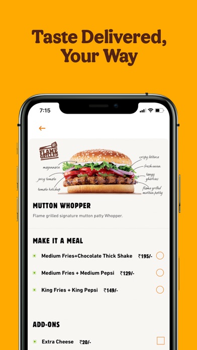 Burger King India screenshot 3