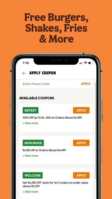 Burger King India screenshot 2