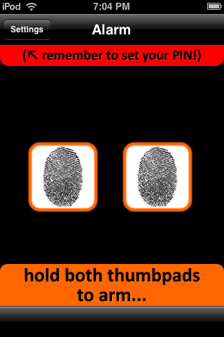 Burglar Alarm... FREE! screenshot 1
