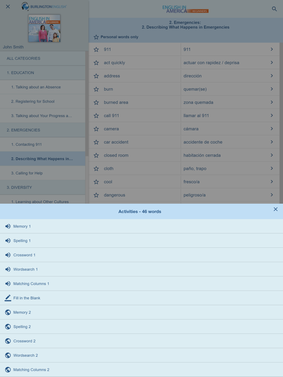 BurlingtonEnglish screenshot 3