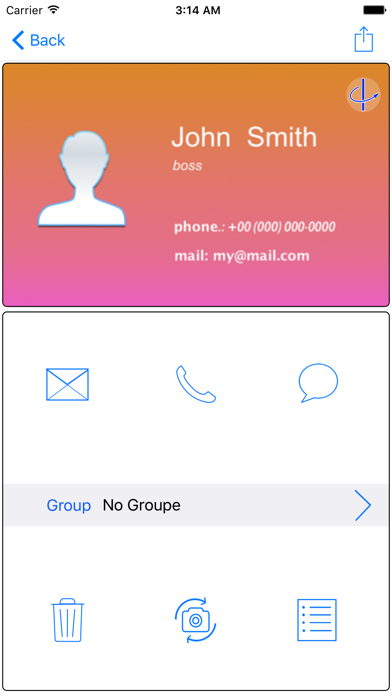 Business Card Holder Simple screenshot 3