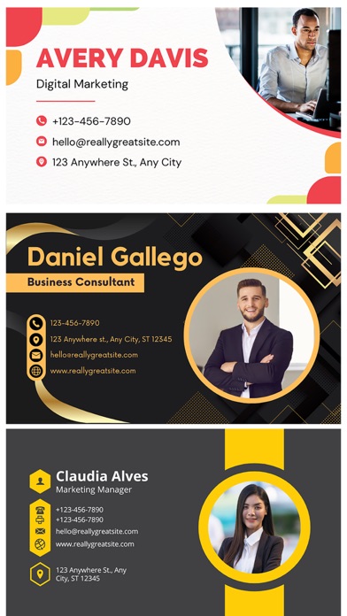 Business Card Maker . screenshot 6