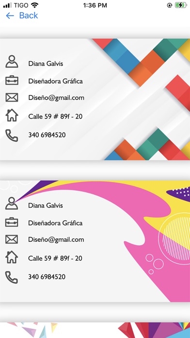 Business Card Maker . screenshot 2