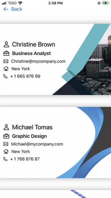 Business Card Maker . screenshot 3