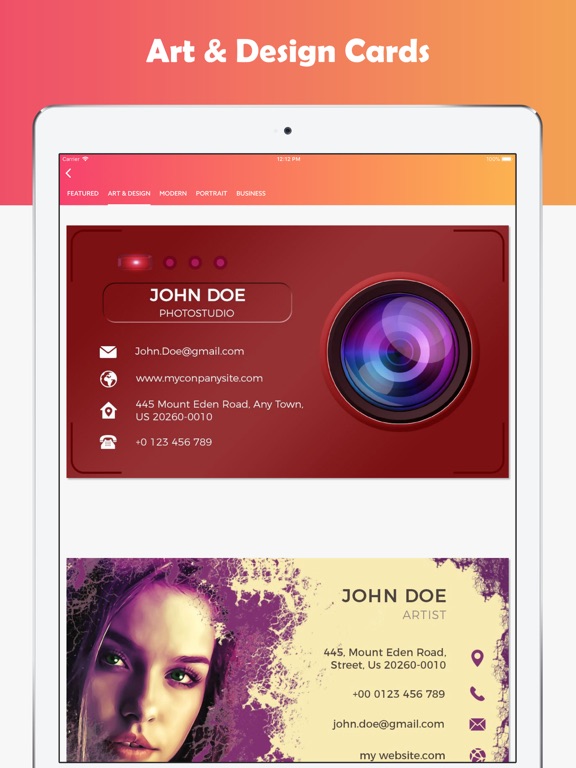Business Card Maker! screenshot 7