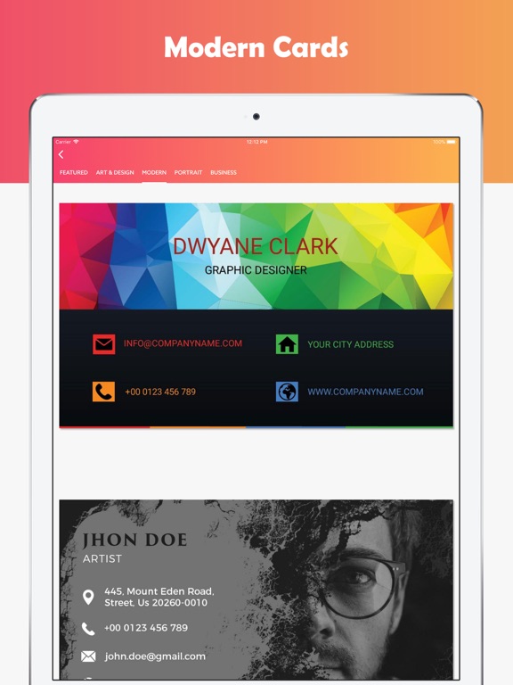 Business Card Maker! screenshot 8