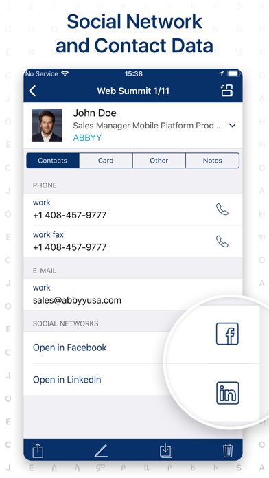 Business Card Reader screenshot 2