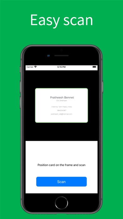 Business Card Scan & Save screenshot 2