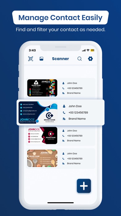 Business Card Scanner Reader screenshot 3