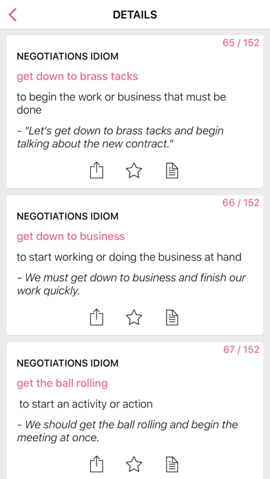 Business - Negotiation idioms screenshot 1