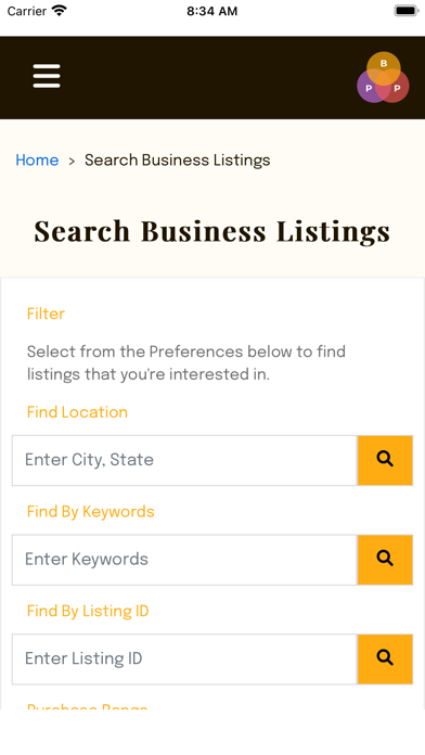 Business Partnership Portal screenshot 2