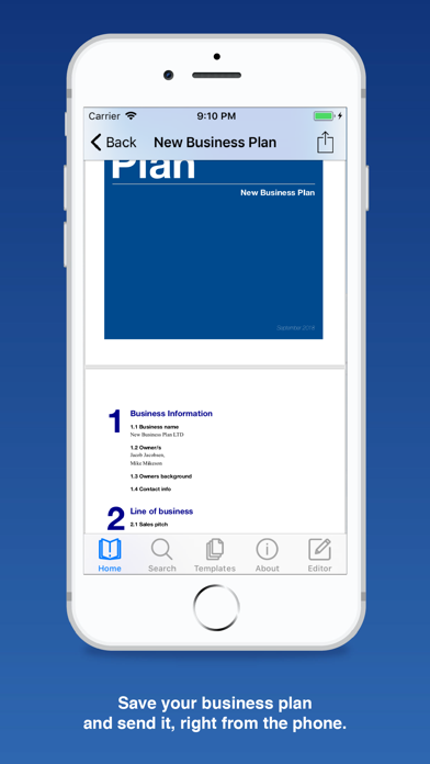 Business Plan for Startups screenshot 1
