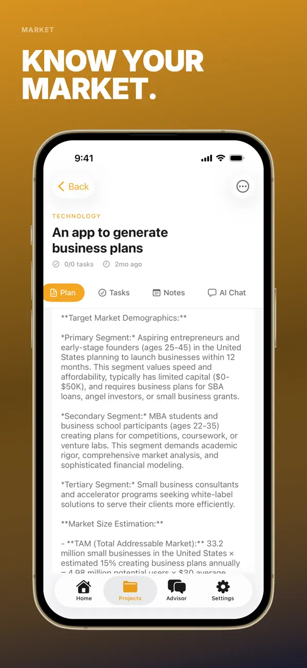 Business Plan Generator: IQ AI screenshot 2