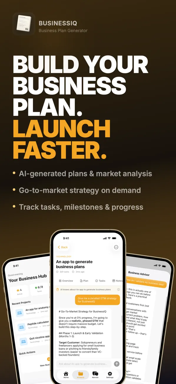 Business Plan Generator: IQ AI screenshot 6