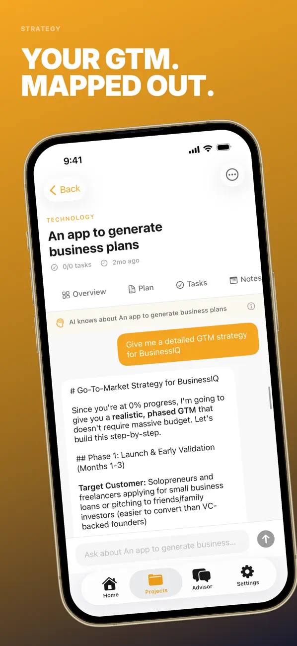 Business Plan Generator: IQ AI screenshot 3