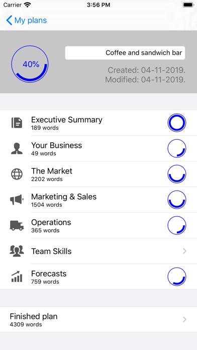 Business Plan screenshot 6