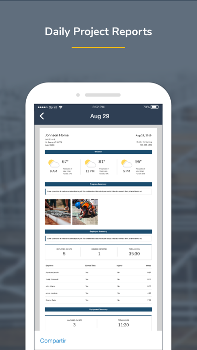 busybusy GPS Time Clock Mobile screenshot 2