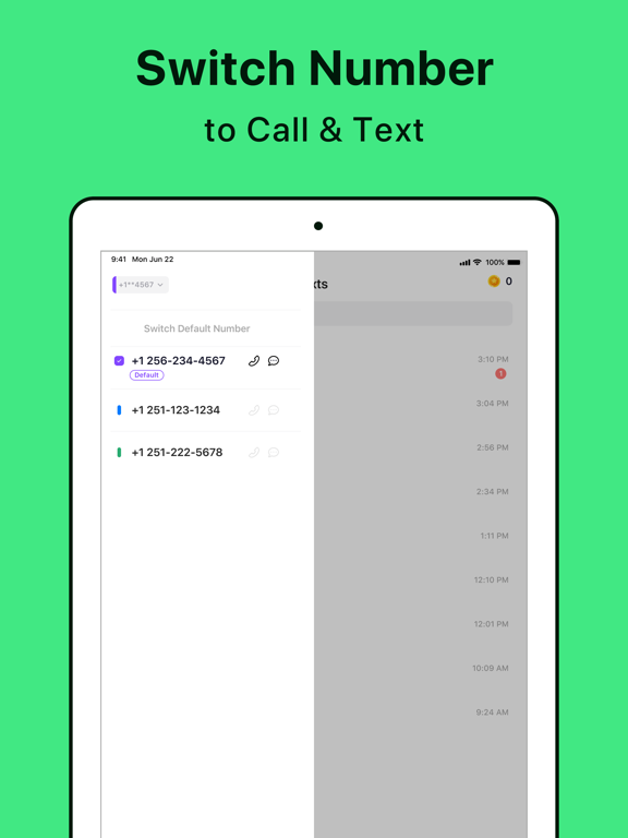 BuzzNow:Call,Text,Receive Code screenshot 1