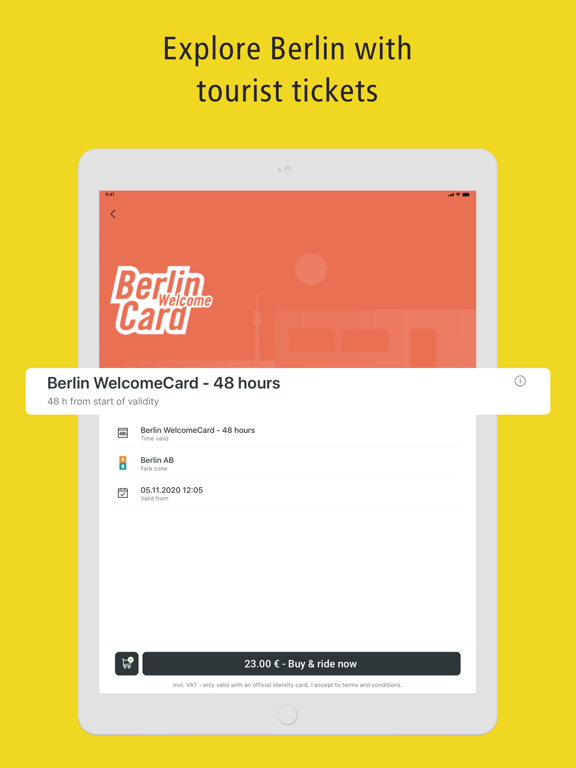 BVG Tickets: Train, Bus & Tram screenshot 1