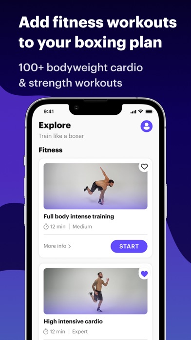 BXNG: Home Boxing Workouts App screenshot 1