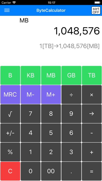 Byte Calculator -byte conv- screenshot 5