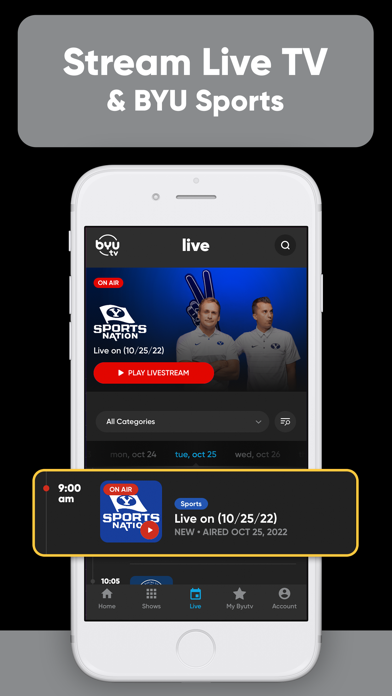BYUtv: Stream Live TV & Movies screenshot 3