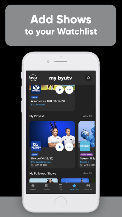 BYUtv: Stream Live TV & Movies screenshot 1