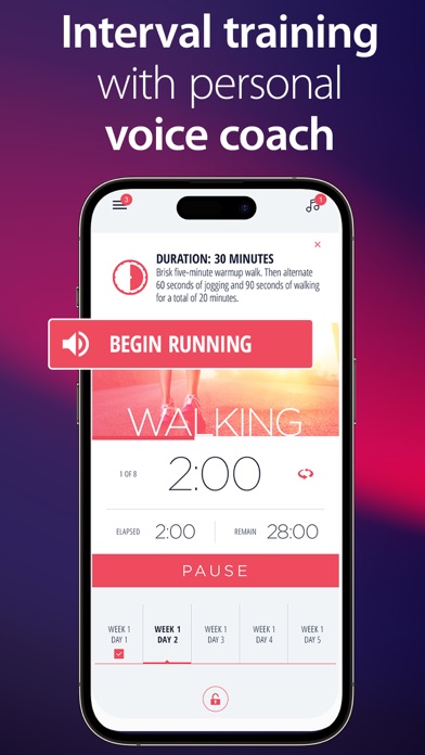C25K® 5K Running Coach & Map screenshot 9