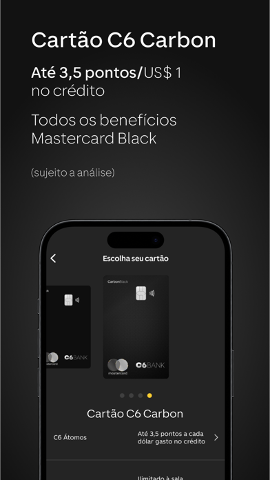C6 Bank: Cartão, conta e mais! screenshot 5