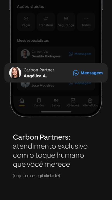C6 Bank: Cartão, conta e mais! screenshot 2