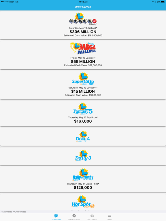 CA Lottery Official App screenshot 10