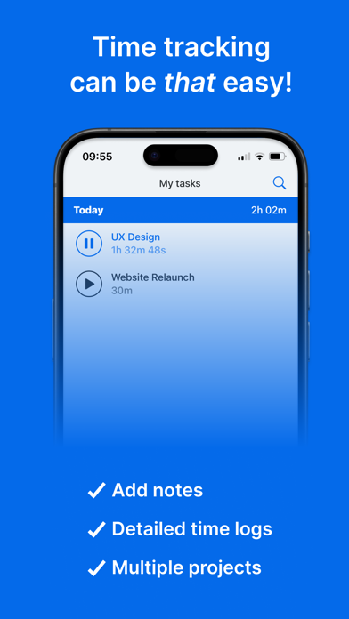Caato Freelancer Time Tracker screenshot 1