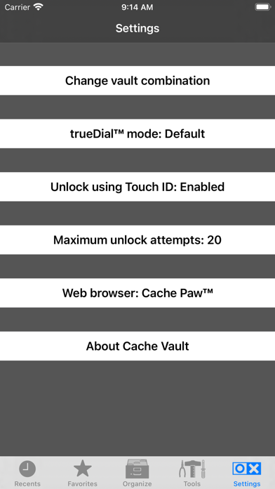 Cache Vault screenshot 1