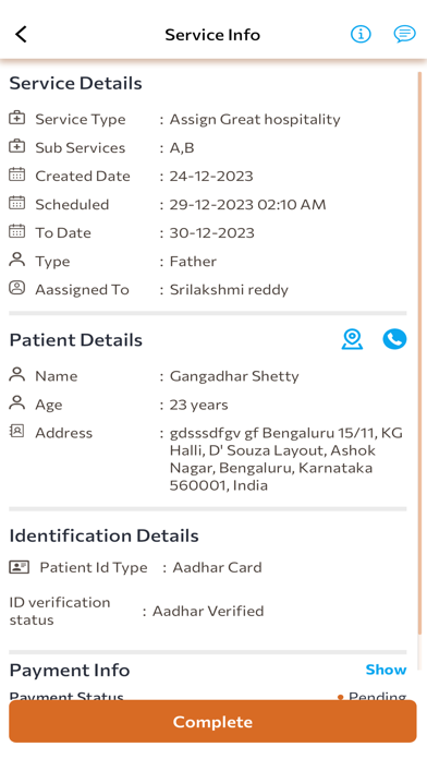 Cadabams Facilitator screenshot 2