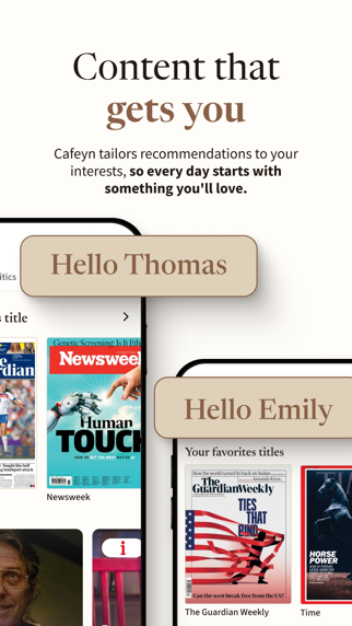 Cafeyn - News & magazines screenshot 6