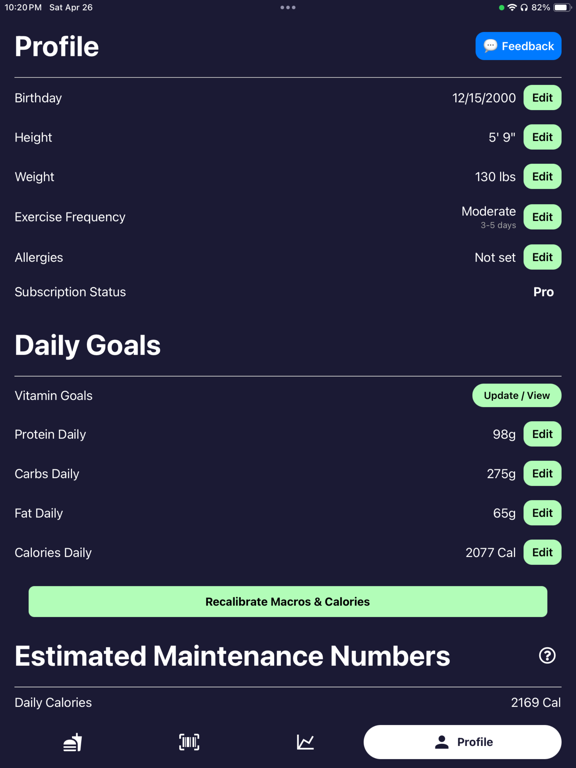 Cal & Vitamin Count: Food Spy screenshot 2