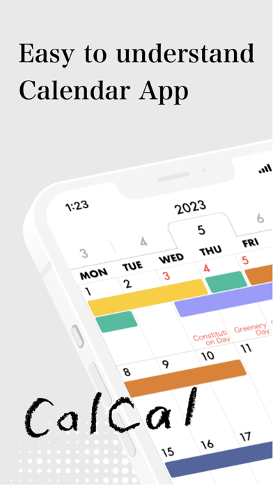 CalCal - easy to use Calendar screenshot 3