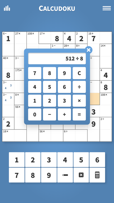 Calcudoku · Math Logic Puzzles screenshot 2